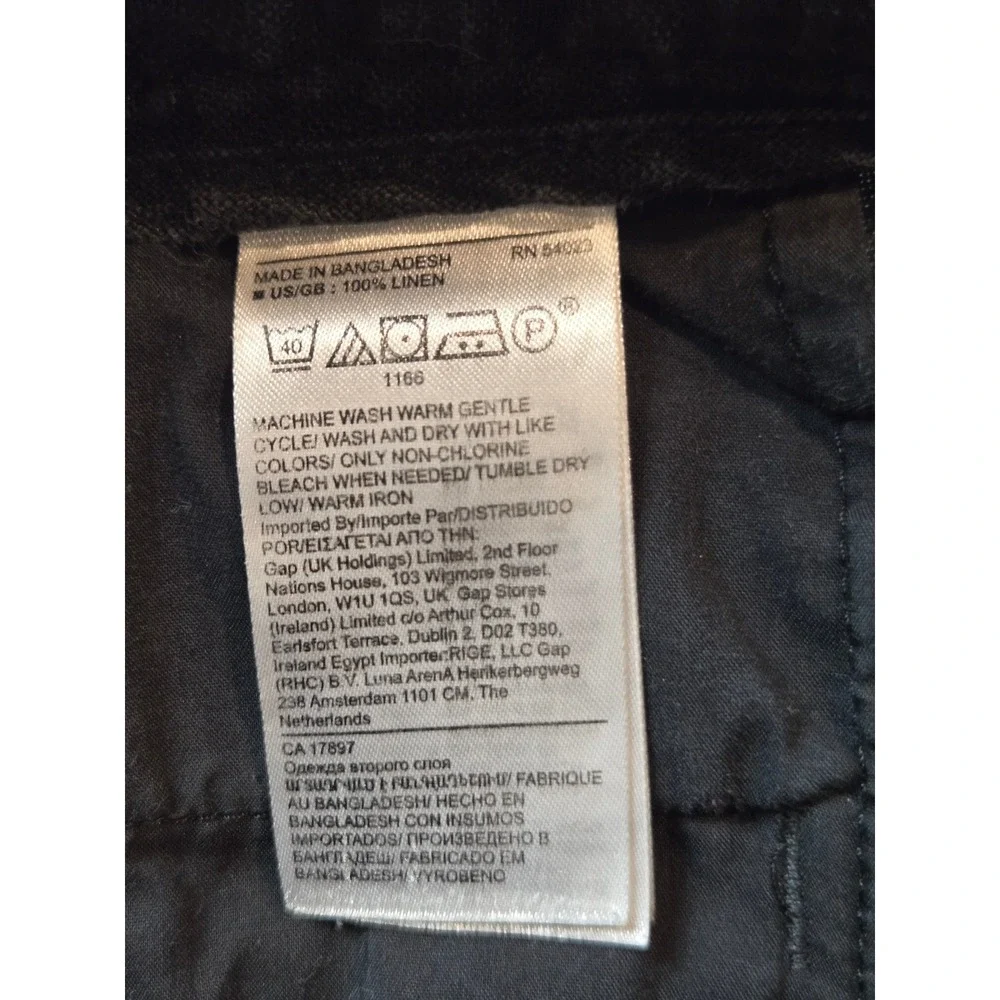 linen trousers
